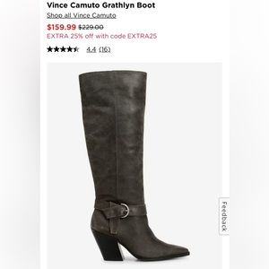 New - Vince Camuto Grathlyn Boot